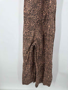 Pre-Owned Ulla Johnson Brown Size 8 Leopard Short Sleeve Jumpsuit | True Fashionistas.