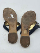 Pre-Owned Dolce & Gabbana Blue Size 6 Denim Thong Sandals | True Fashionistas.