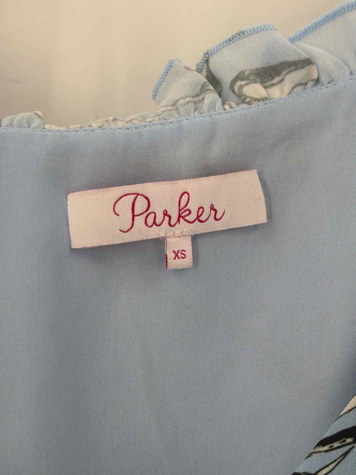Pre-Owned Parker Blue Size XS Long Sleeveless Dress | True Fashionistas.