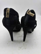 Pre-Owned Tory Burch Black Size 7 Caged Heels | True Fashionistas.