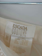 Pre-Owned Escada Ivory Size 40/6 Pencil Skirt | True Fashionistas.