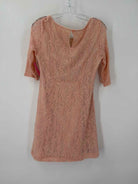 Pre-Owned Maeve Pink Size Small Lace Short Long Sleeve Dress | True Fashionistas.