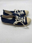 Pre-Owned Prada Blue Size 36.5 Suede Fashion Sneaker Athletic Shoes | True Fashionistas.