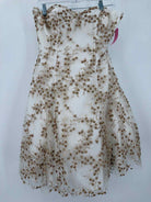 Pre-Owned Terani Couture White Size 8 Cocktail Short Evening Gown | True Fashionistas.