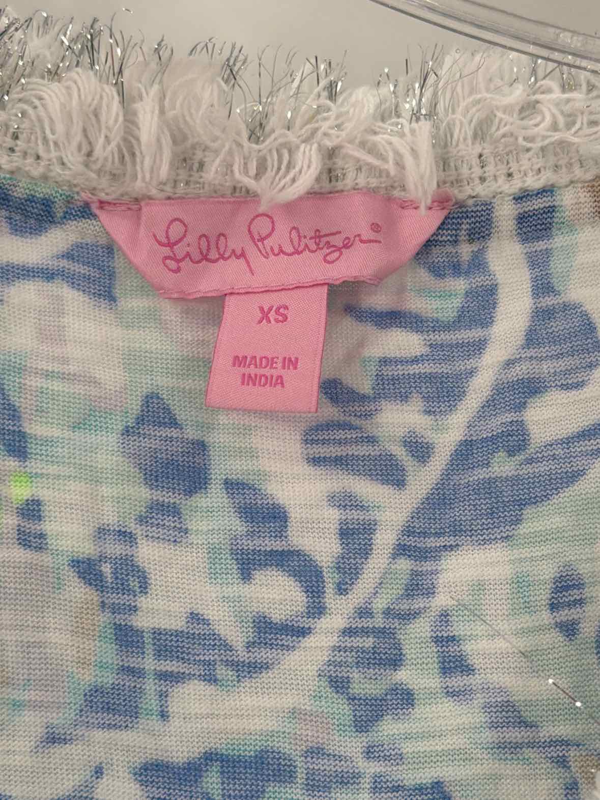 Pre-Owned Lilly Pulitzer Blue Size XS Short Short Sleeve Dress | True Fashionistas.