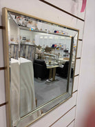 Champagne Frame Square Mirror | True Fashionistas.