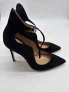 Pre-Owned Gianvito Rossi Black Size 9.5 Strappy Heels | True Fashionistas.