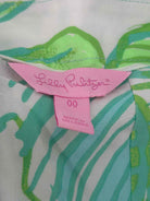 Pre-Owned Lilly Pulitzer Green Size 00 Printed Shorts | True Fashionistas.