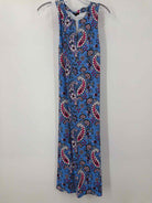 Pre-Owned Talbots Blue Size Medium Long Sleeveless Dress | True Fashionistas.