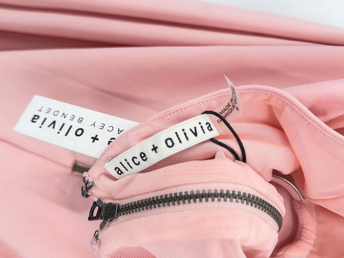 Pre-Owned Alice + Olivia Pink Size 6 Long Sleeveless Dress | True Fashionistas.