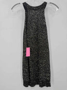 Pre-Owned Ramy Brook Black Size XL Knit Sequin Tank Top | True Fashionistas.