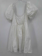 Pre-Owned Altar'd State White Size Large Short Short Sleeve Dress | True Fashionistas.