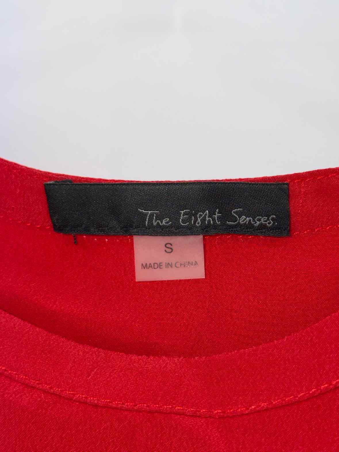 Pre-Owned The Eight Senses Red Size Small Tank Top | True Fashionistas.