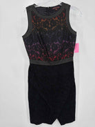 Pre-Owned Marchesa Voyage Black Size 6 Short Sleeveless Dress | True Fashionistas.
