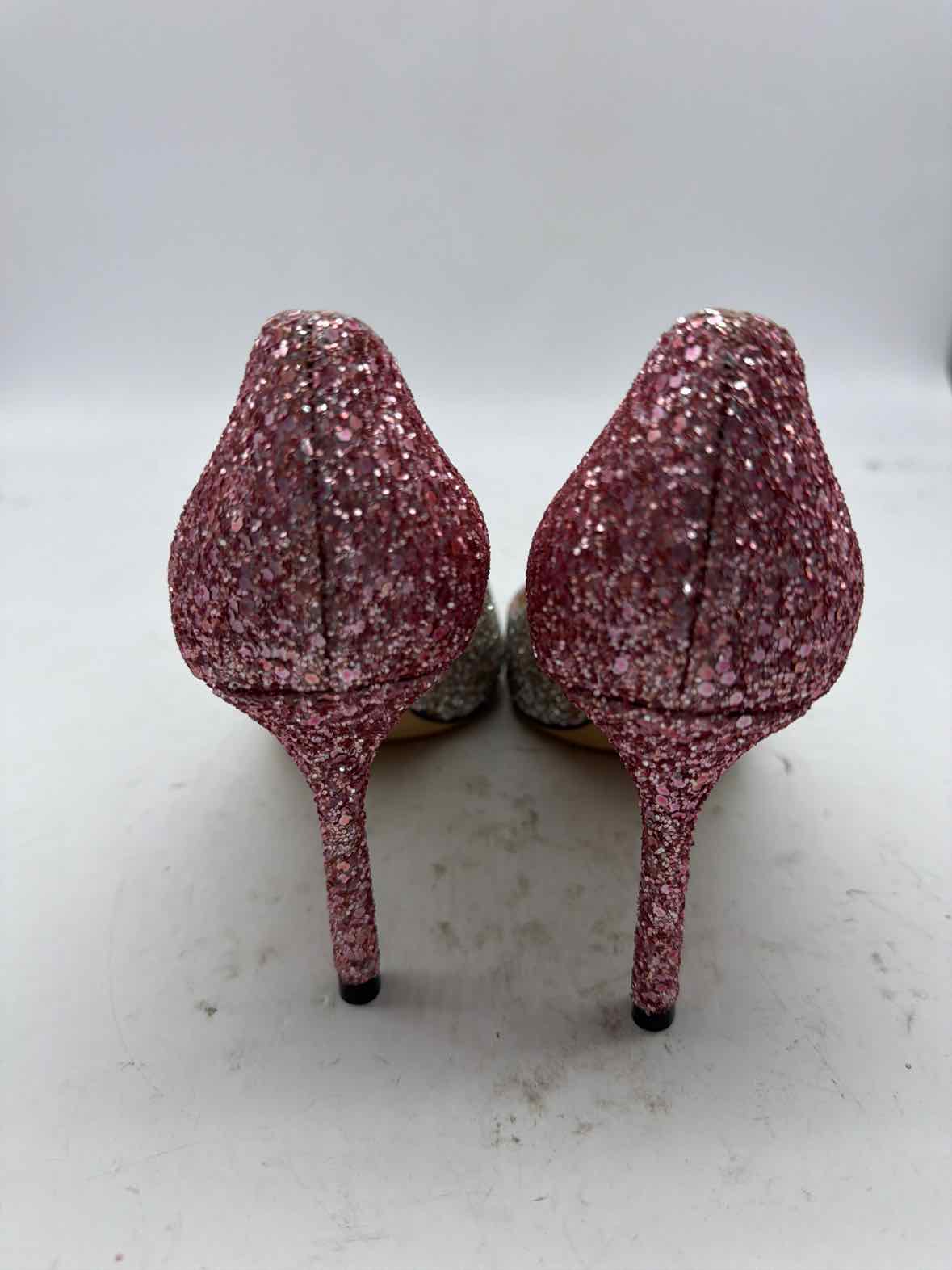 Pre-Owned Jimmy Choo Pink Size 6.5 Pump Heels | True Fashionistas.