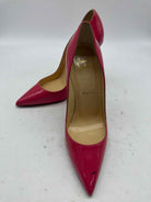 Pre-Owned Christian Louboutin Pink Size 7.5 Patent Leather Pump Heels | True Fashionistas.