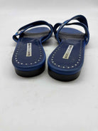 Pre-Owned Manolo Blahnik Blue Size 36 Mule Sandals | True Fashionistas.