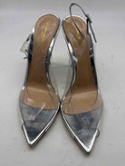 Pre-Owned Gianvito Rossi Clear Size 39 Slingback Heels | True Fashionistas.