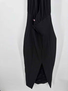 Pre-Owned Misha Black Size XS Cocktail Midi Sleeveless Dress | True Fashionistas.