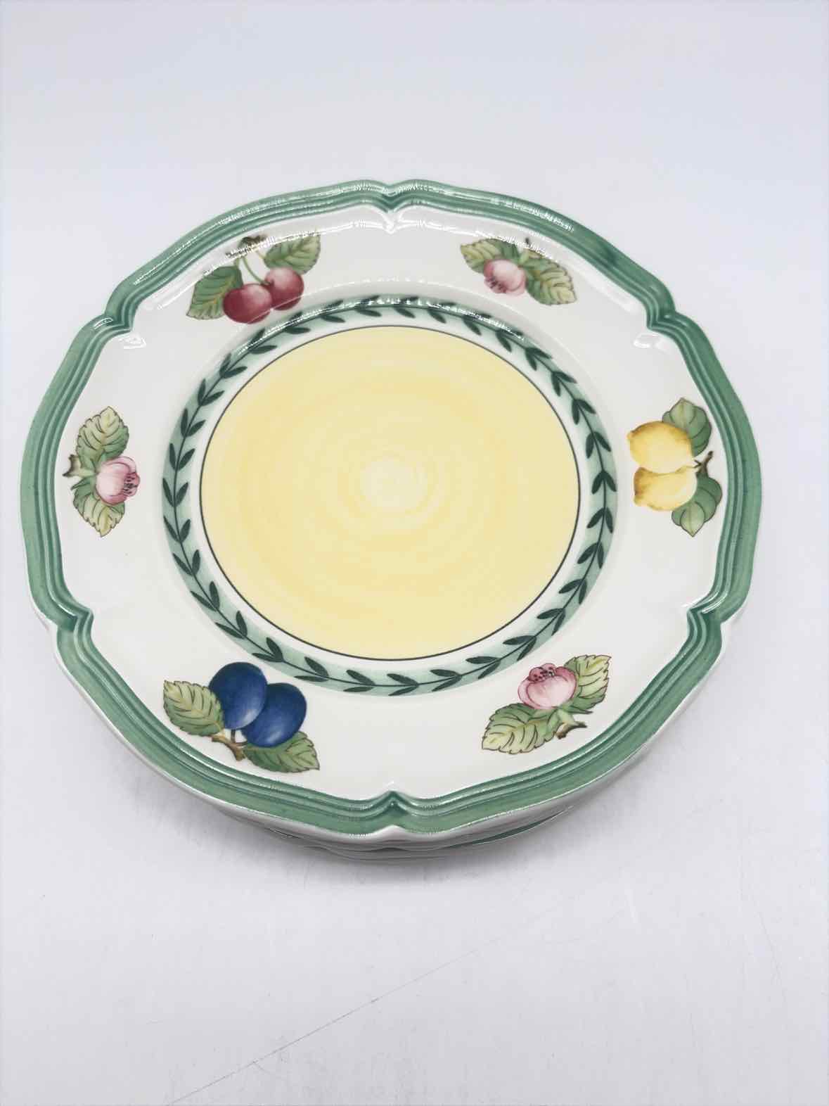 Set of 6 Villeroy & Bach Porcelaine Dessert Plates | True Fashionistas.
