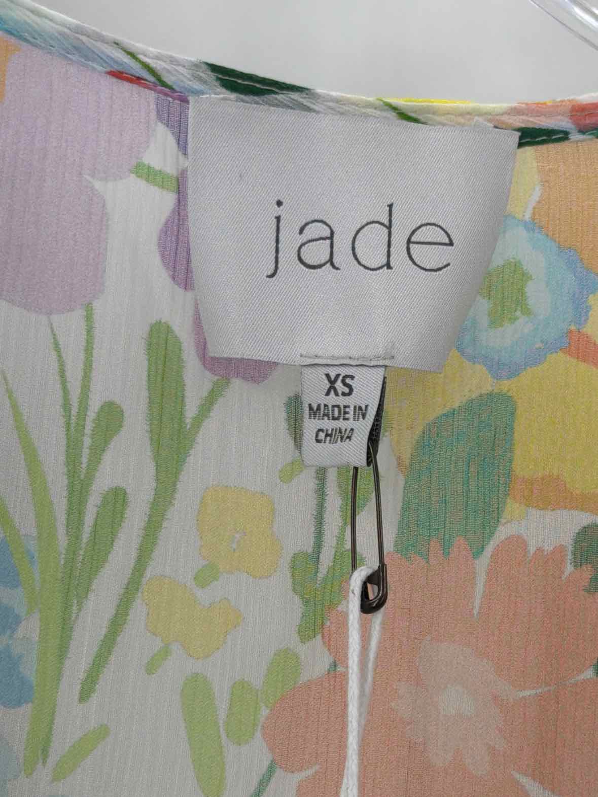 Pre-Owned Jade Johnny Was Blue Size XS Sheer Short Short Sleeve Dress | True Fashionistas.