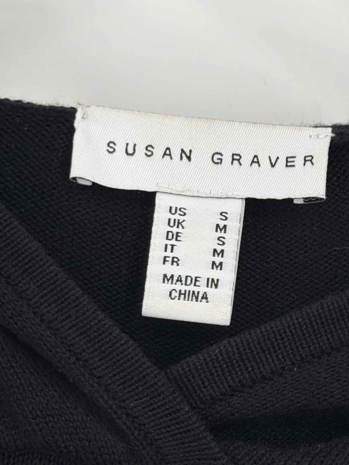 Pre-Owned Susan Graver Black Size Small Hoodie Sweater | True Fashionistas.