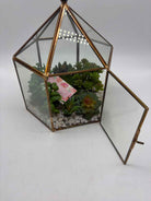 Glass & Brass Terrarium Decorative Accessory | True Fashionistas.