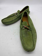 Pre-Owned Gucci Green 9.5 drivers Men's Slip On | True Fashionistas.