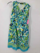 Pre-Owned Barbara Erickson Blue Size XL Short Sleeveless Dress | True Fashionistas.