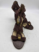 Pre-Owned Jimmy Choo Brown Size 9 Strappy Heels | True Fashionistas.