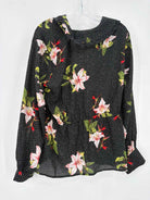 Pre-Owned Pleione Black Size XL Blouse | True Fashionistas.
