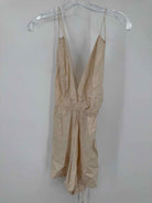 Pre-Owned Indah Tan Size XS Sleeveless Romper | True Fashionistas.