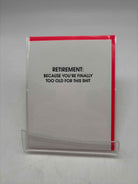 Retirement Greeting Card | True Fashionistas.