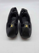 Pre-Owned Chanel Black Size 36 Spirit Flat Flats | True Fashionistas.