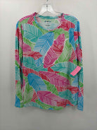 Ibkul Blue Size Large Athletic Long Sleeve | True Fashionistas.