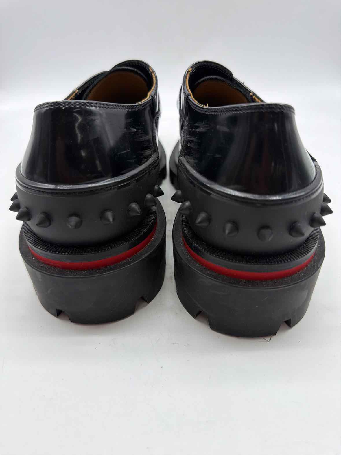 Pre-Owned Christian Louboutin Black 43 Loafer Men's Slip On | True Fashionistas.