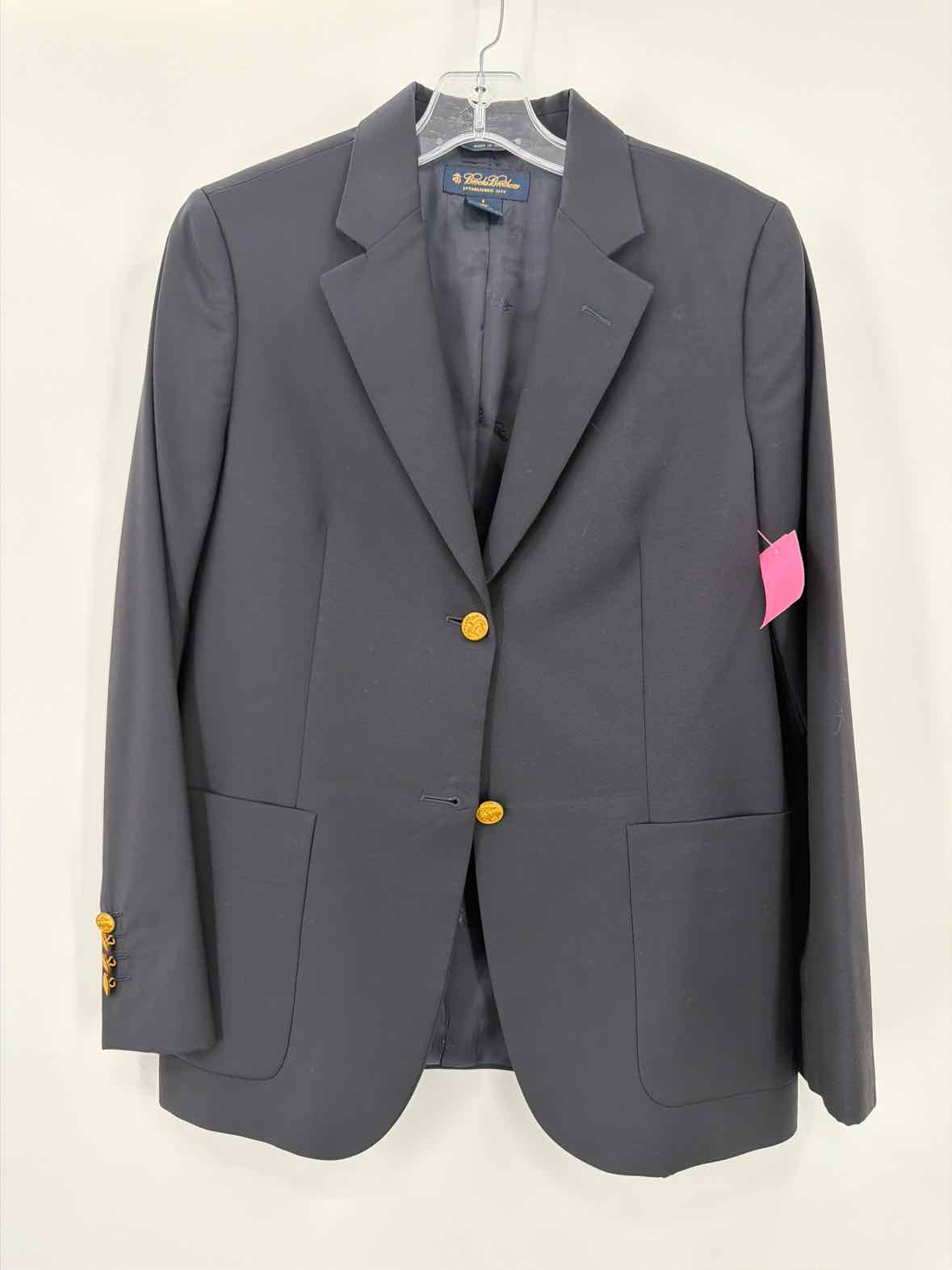 Pre-Owned Brooks Brothers Navy Size 6 Blazer | True Fashionistas.