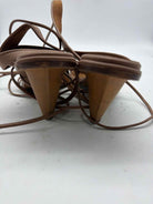 Pre-Owned Stella McCartney Tan Size 8.5 Strappy Heels | True Fashionistas.
