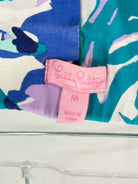 Pre-Owned Lilly Pulitzer Blue Size Medium Printed Pants | True Fashionistas.