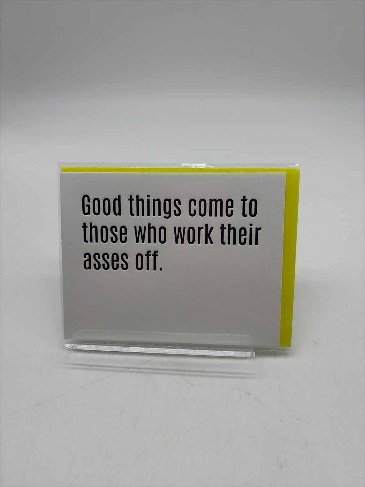 Good Things Come Greeting Card | True Fashionistas.