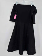 Pre-Owned Anne Fontaine Black Size 36/0 Cocktail Short Short Sleeve Dress | True Fashionistas.