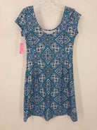 Pre-Owned Kaeli Smith Blue Size Small Short Short Sleeve Dress | True Fashionistas.