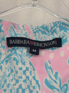 Pre-Owned Barbara Erickson Blue Size Medium Short Sleeveless Dress | True Fashionistas.