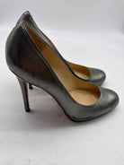 Pre-Owned Christian Louboutin Grey Size 40 Pump Heels | True Fashionistas.