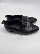 Pre-Owned Chanel Black Size 6.5 Slip On Flats | True Fashionistas.