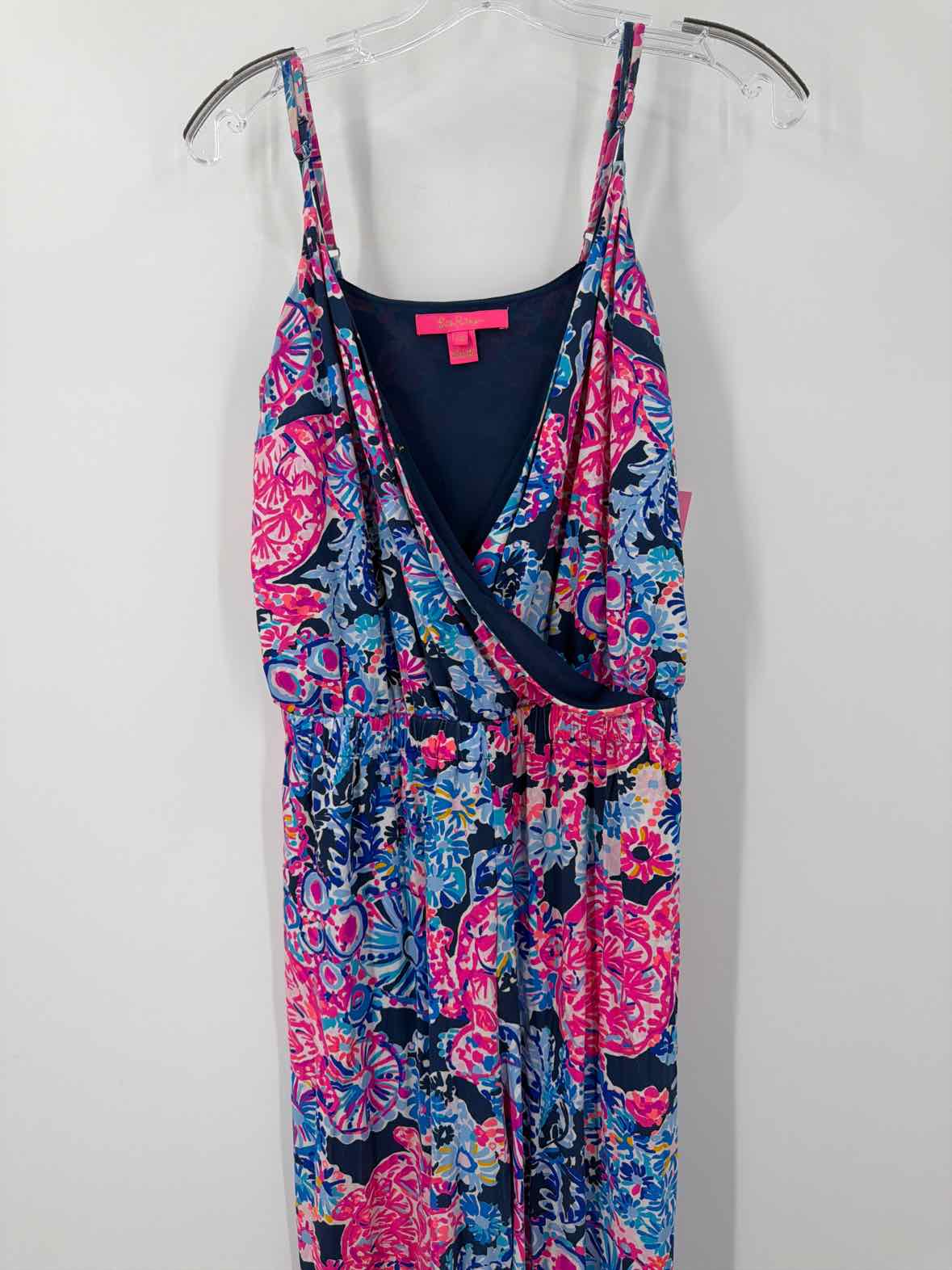 Pre-Owned Lilly Pulitzer Blue Size XS Sleeveless Jumpsuit | True Fashionistas.