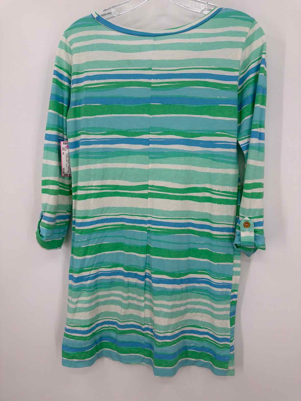 Pre-Owned Lilly Pulitzer Blue Size XS Short Long Sleeve Dress | True Fashionistas.