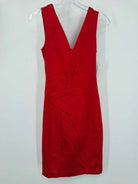Pre-Owned Zac Posen Red Size 4 Short Sleeveless Dress | True Fashionistas.