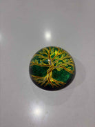 Green & Gold Crystal Tree Of Life Paper Weight | True Fashionistas.