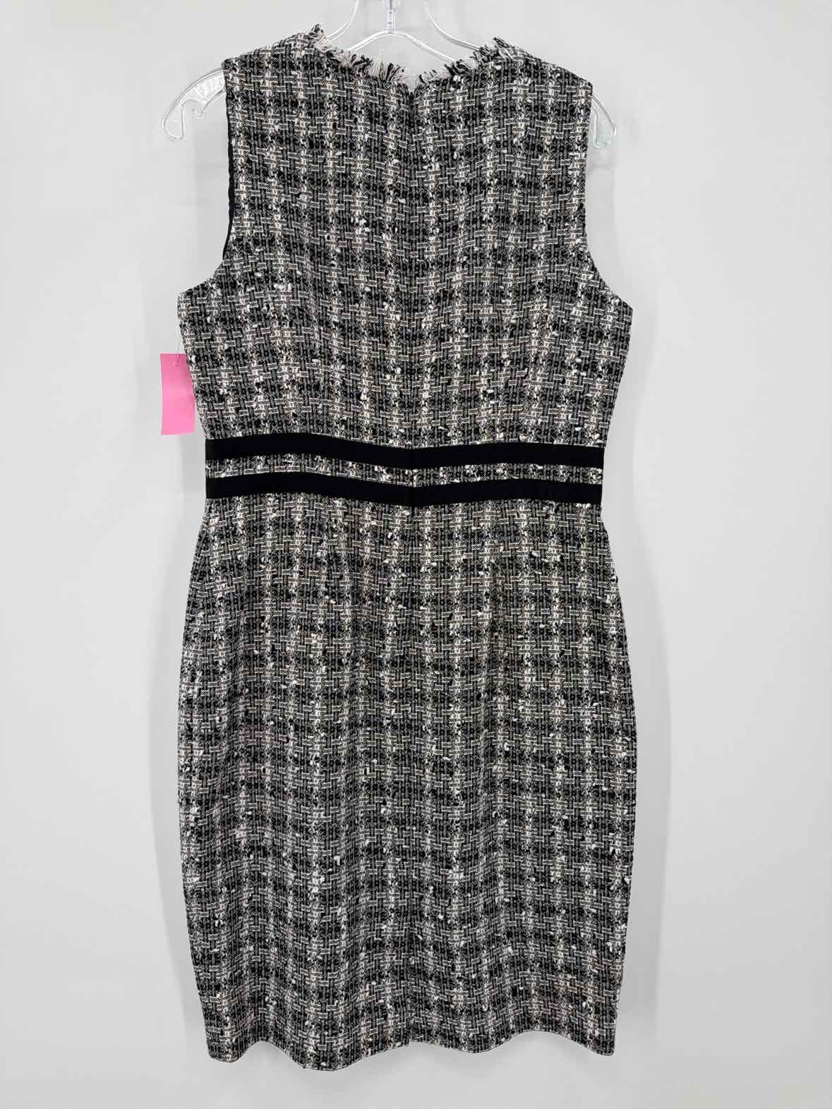 Pre-Owned Brooks Brothers Black Size 10 Boucle Short Sleeveless Dress | True Fashionistas.